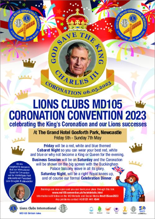 Coronation Convention Poster 2023